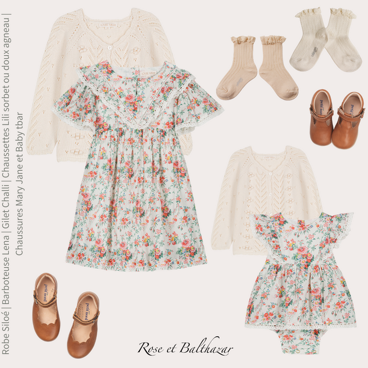 Robe Siloé Cream Rose Festa | Louise Misha