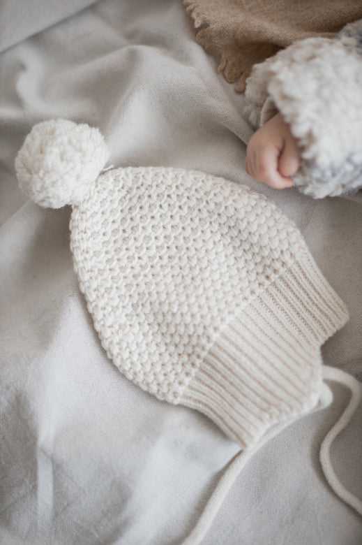 Bonnet bébé Ada écru