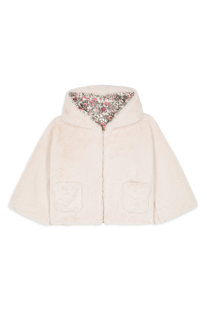 Manteau Felvet Ivory Enchanted Fields | Louise Misha