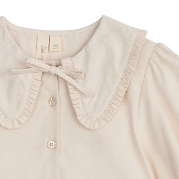 Blouse fille Helga écrue l Little Cotton Clothes l Rose Et Balthazar