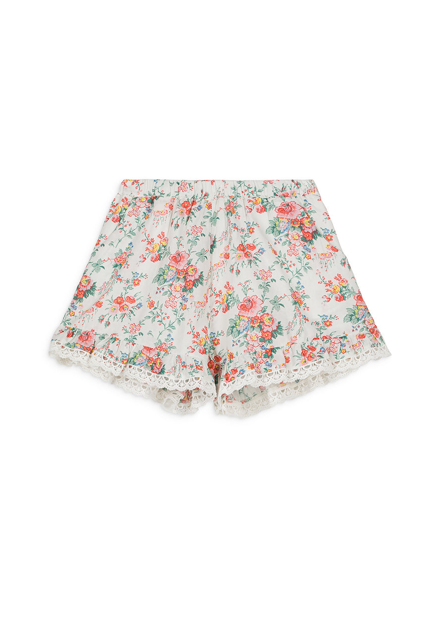 Short Vallaloid Cream Rosa Festa | Louise Misha